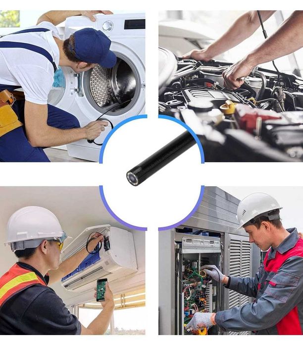 Inskam 110A – WIFI HD Ендоскоп камера 8mm | HARD | 1200P | IP68 | 5м