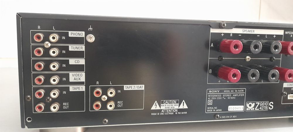 Amplificator Sony F417 R cu boxe Sony !