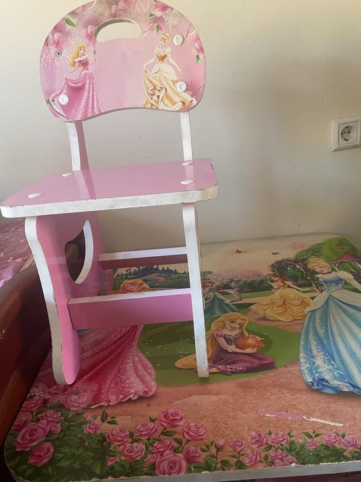 detski stol’ stul , 4 stuli bor