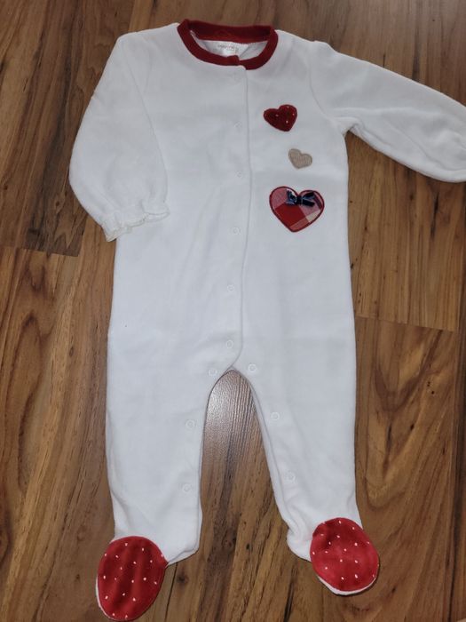 Бял гащеризон ромпър Mayoral, 2-4 месеца