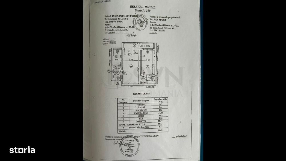 Apartament 2 Camere I De Vanzare I Magheru I Universitate
