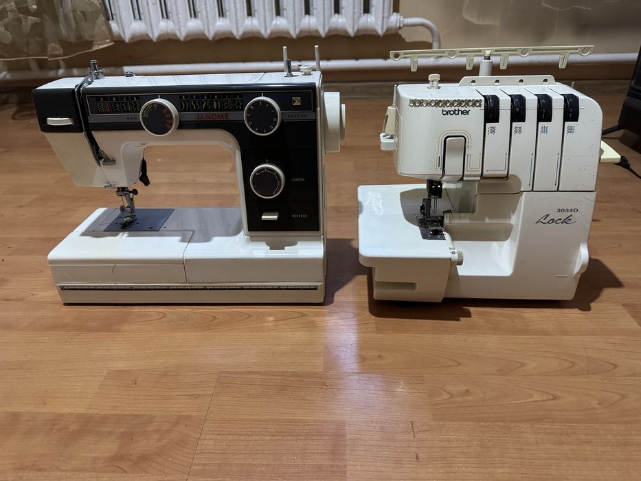 Швейная машинка и оверлок