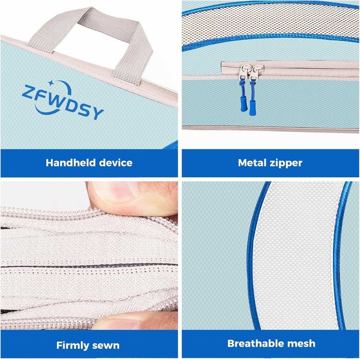 Комплект органайзери за куфар 9 части, пътни чанти за багаж