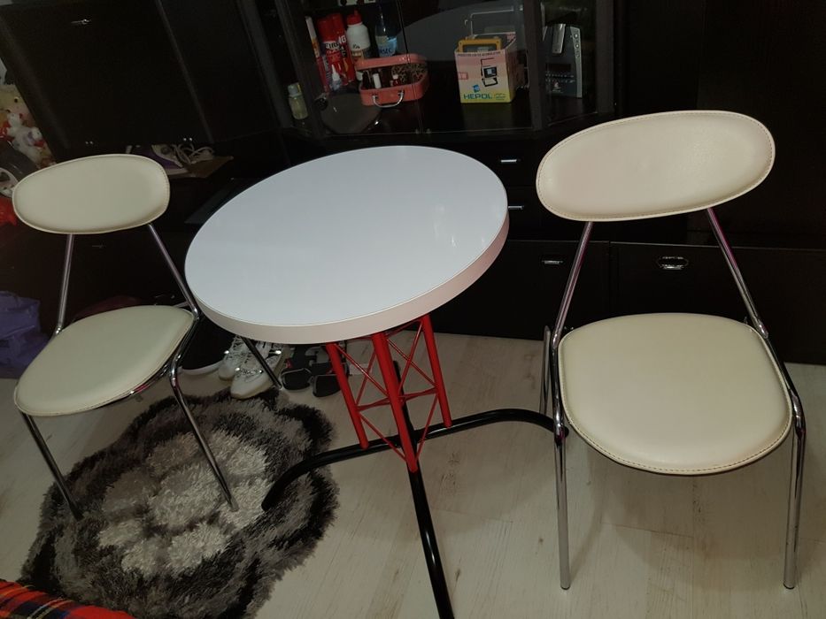 Masa cu scaune pentru terasa (1 masuta cafea, 2 scaune)