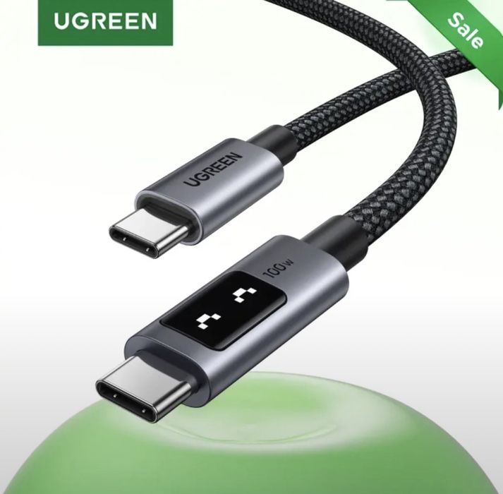 UGREEN UNO PD100W Кабель USB C Fast Charge  iPhone 17,16,15  2metr