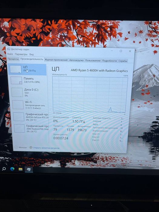 Ноут Asus Tuf RTX2050 с коробкой