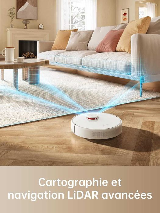Прахосмукачка Робот DREAME D9 MAX, 40W, Mi Home, Alexa, 150 мин, Lidar