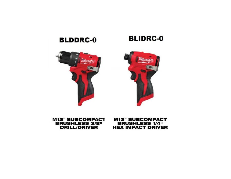 Milwaukee M12 BLDDRC-0 / Milwaukee M12 BLIDRC-0