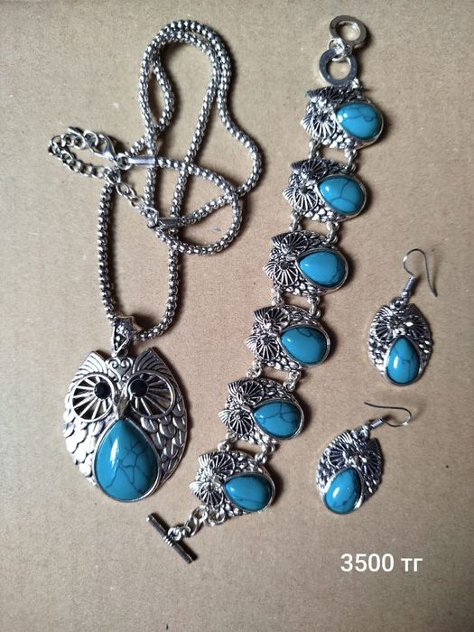 Набор бижутерии "совушка"