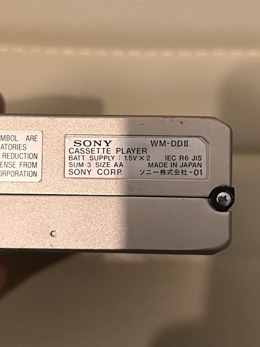 Vintage Walkman SONY WM-DDII Casete ! Colectie ! 1984 ! Raritate !
