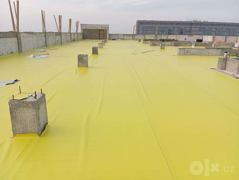 Гидроизоляция кровли, терасса, стилобат (парковка), фундамент