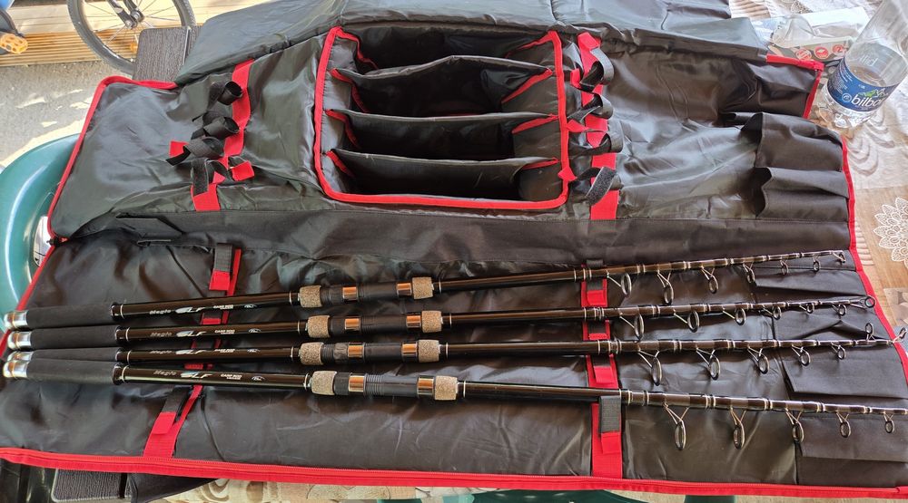 Lansete Fl Magic Tele Carp  3.90m 3.5lbs plus Husa Baracuda  4 compartimente