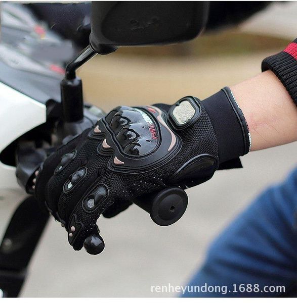 Ръкавици PRO-BIKER/BLACK Подходящи за офроуд състезателни мотоциклети,