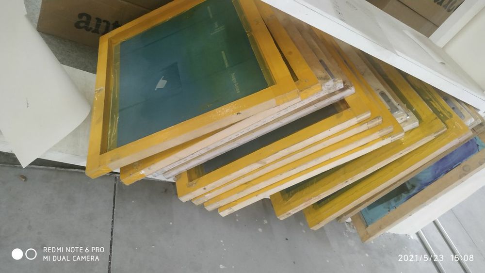 Шелкография. Печать карусель  6