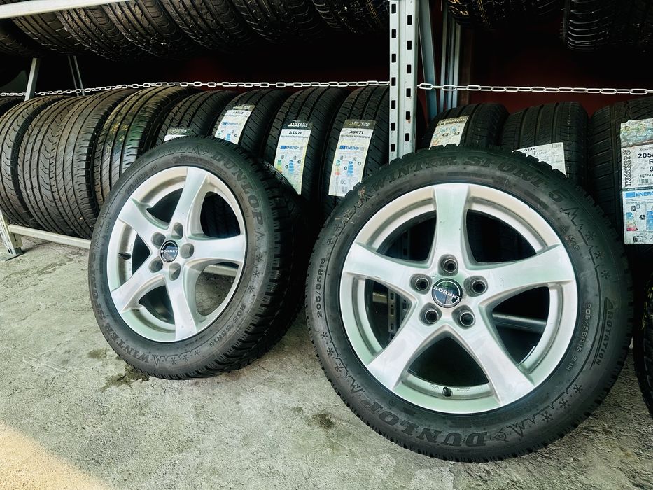 Jante Borbet 16 5x112 VAG VW AUDi SKODA SEAT | 205/55 R16 91H Dunlop