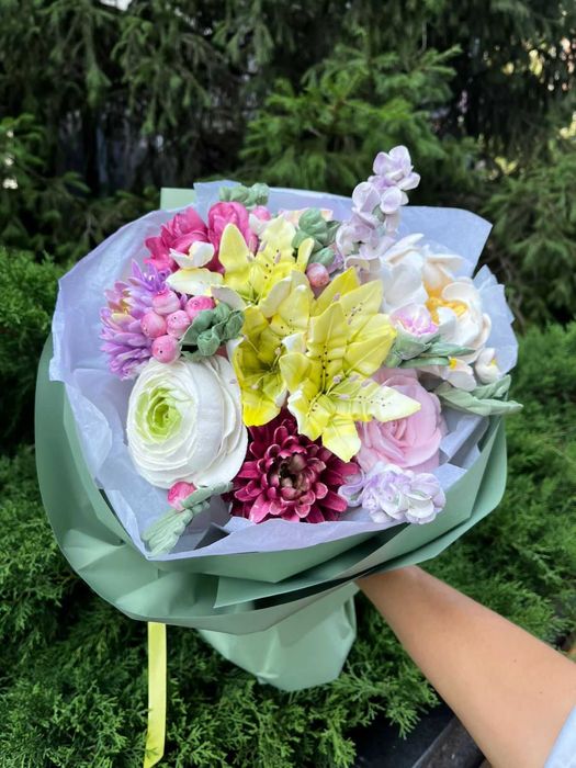 Клубника в шоколаде/Букет из Зефира/Розы/Финики