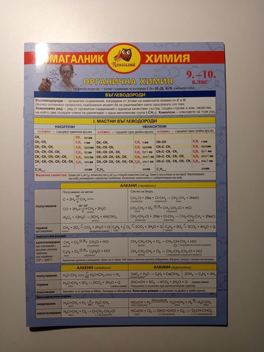 Продавам учебни помагала и ученици таблици
