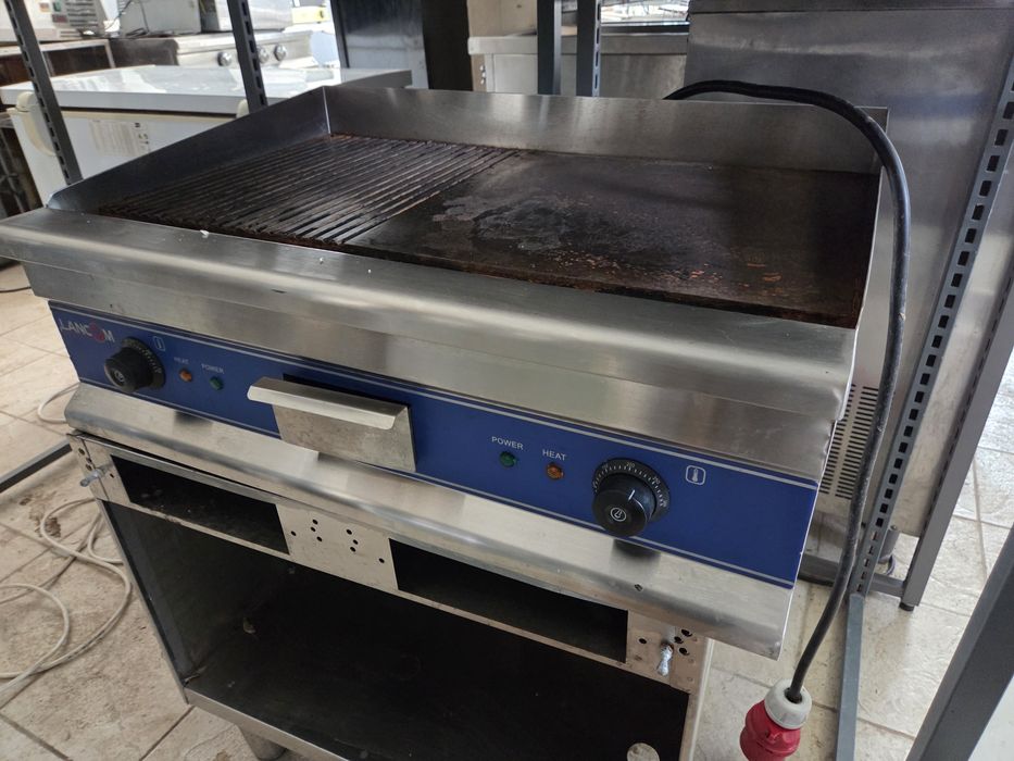 Gratar 380v  curent cu banc, din inox, de putere