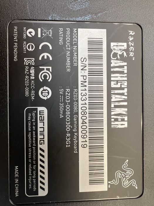 Клавиатура Razer