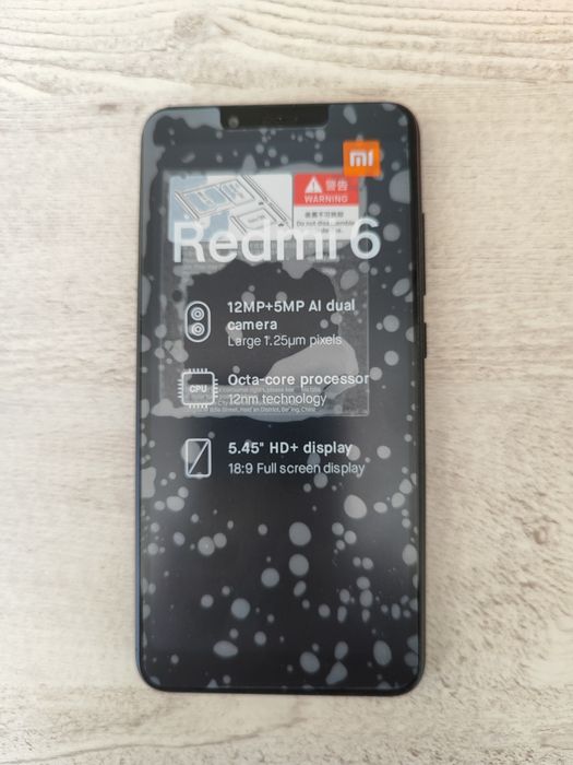 Телефон Xiaomi Redmi 6
