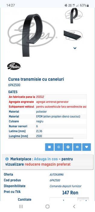 Curea transmisie