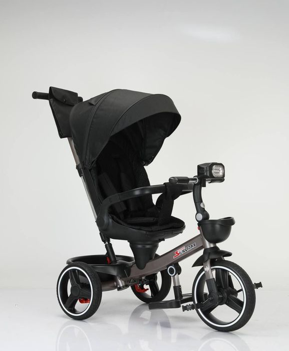 Велосипед коляска 2в1 как мотоцикл для детей спинка откидывается