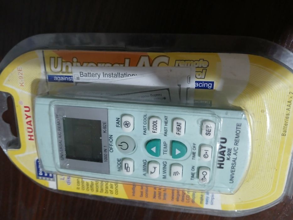 Универсальный пульт управления от кондиционера