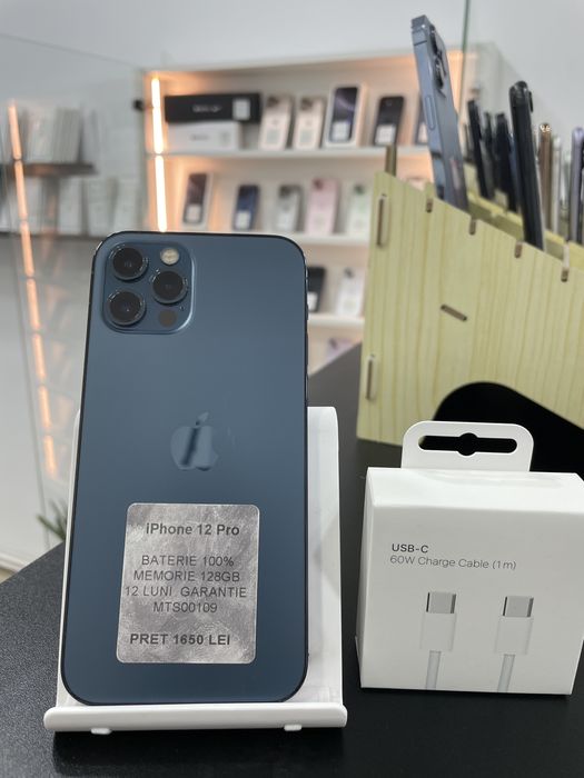 Magazin, vindem iPhone 12 Pro, 128gb, GARANTIE