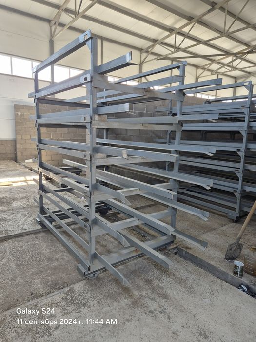 Продам стеллажи вибропресса рифей Буран, Рифей Полюс
