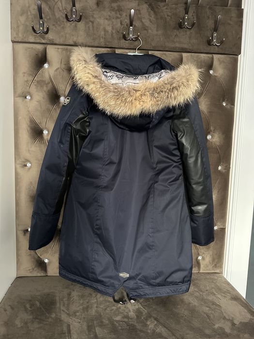 Geaca Phillip Plein cu blana naturală