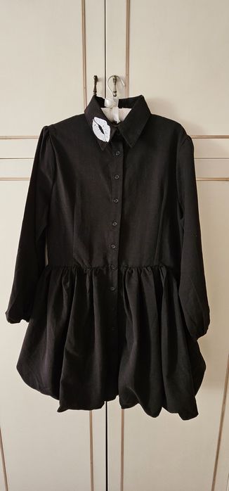 Рокля ba & sh Черна, синя, с животински принт