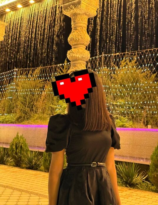 Вечернее платье черное