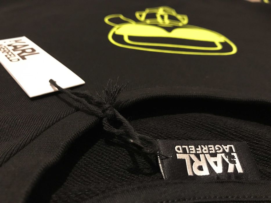 KARL LAGERFELD, оригинална, блуза, черна, размер: XXL