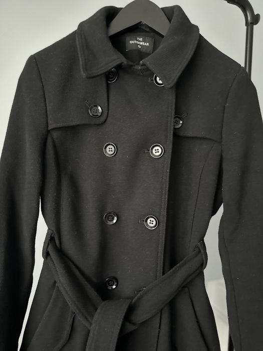 Палто черно без забележки