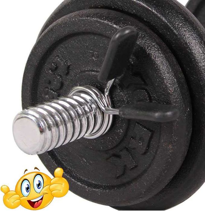 2 бр. 28 мм скоби яка фитнес тежести дъмбел гира щанга лост стопер