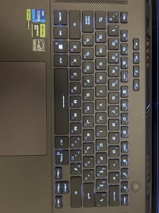 Игровой ноутбук asus rog intel core i7