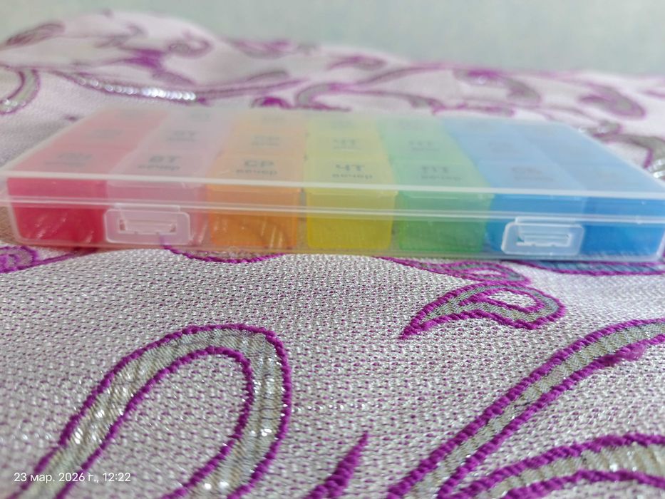 таблетница по дням недели