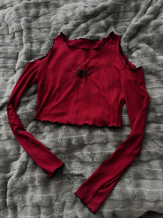 Сатенена черна риза S-M, блузи, пуловери, колани