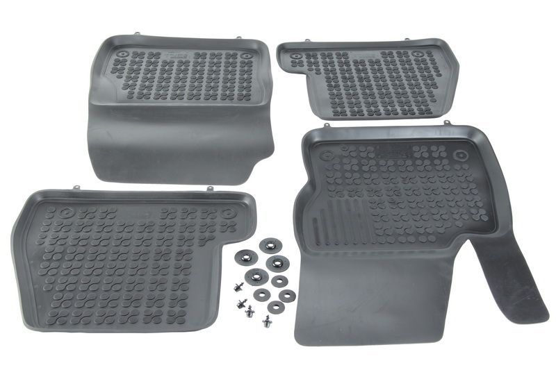 Set covorase auto din cauciuc Ford Focus 3, 12.2010-11.2014 , presuri tip tavita marca Rezaw Plast