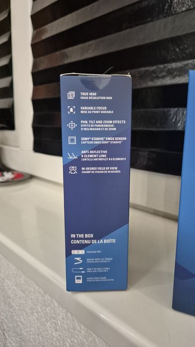 Elgato Facecam Pro - Cameră Web Premium 4K la 60 FPS - Nouă, Sigilată