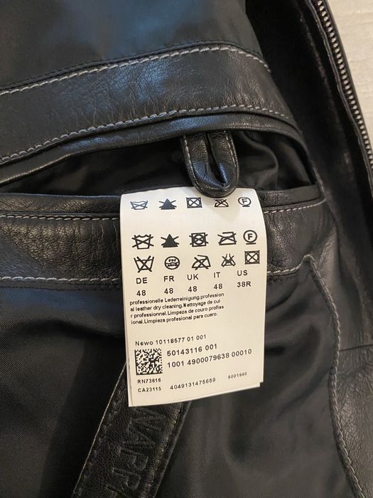 Geaca din piele miel Nappa, Hugo Boss,originala
