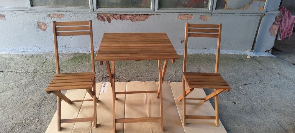 Сет за тераса маса +2 стола ТОП