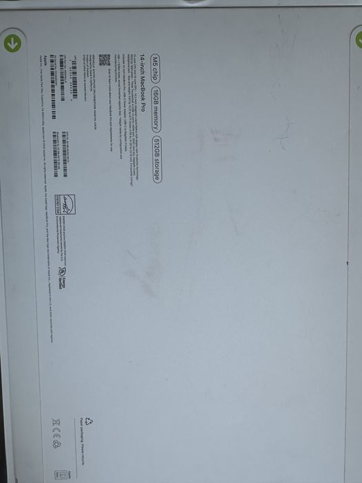 Macbook Pro 14 M5 новый