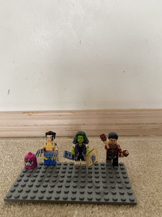 Нинджаго и марвел минифигурки