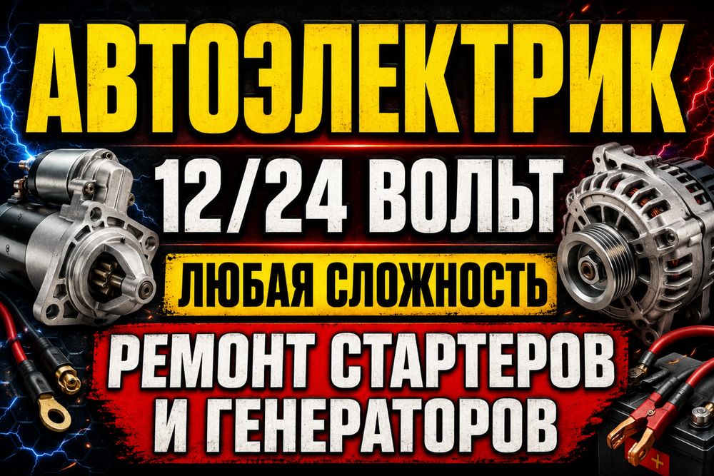 Автоэлектрик на выезд АЛМАТЫ 24/7