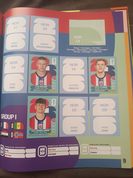 Album Panini world cup 2026