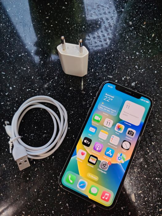IPhone X 256GB Display Original Alb Impecabil