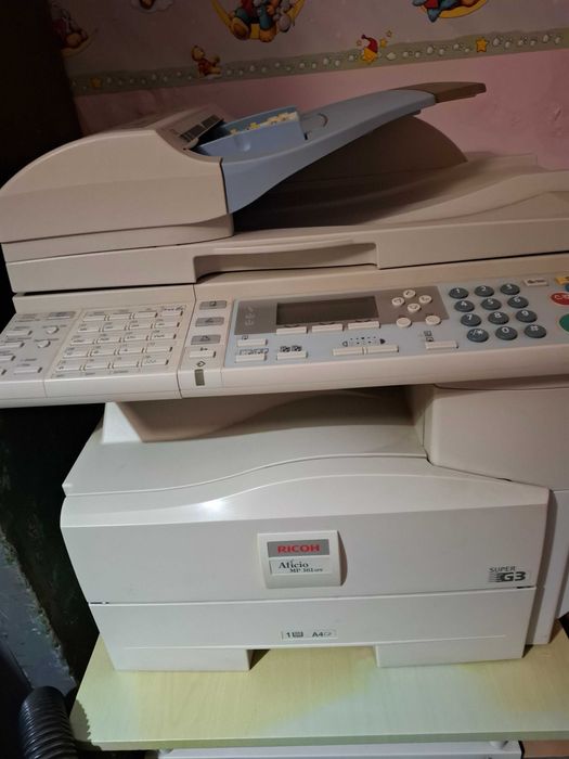 Продава се Ricoh Aficio MP 161SPF – черно‑бял принтер/скенер/копир