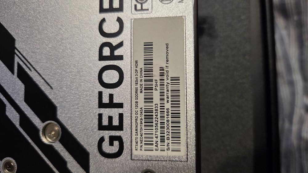 Видеокарта Palit 4070 GamingPro OC