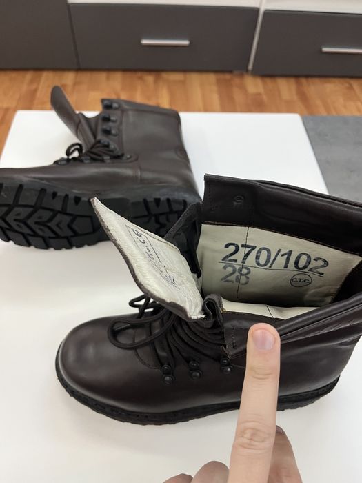 Bocanci piele box marime 28